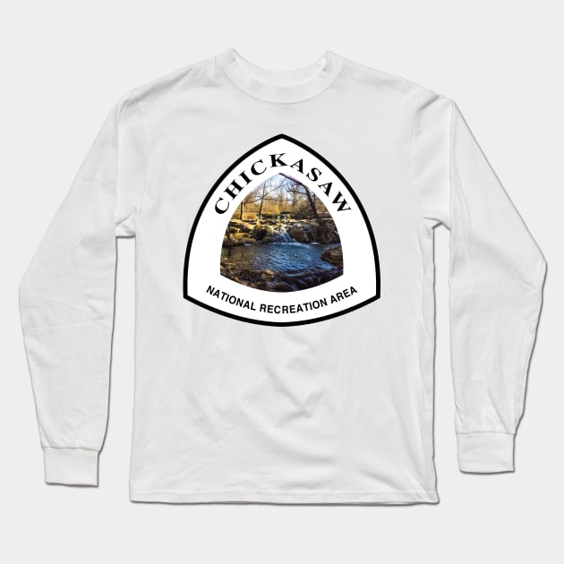 Chickasaw National Recreation Area trail marker Long Sleeve T-Shirt by nylebuss